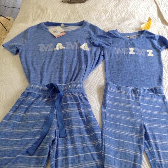 NWOT Roudelain Mommy & Me sleepwear set sold as a lot, XXS/S; Matching, Babycon - Picture 15 of 15